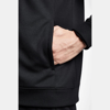 Siyah Erkek Fermuarlı Kapüşonlu Sweatshirt