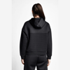 Siyah Kadın Kapüşonlu Sweatshirt 