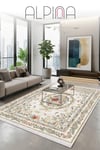 Alpina Home Lavin Fransız Desen Yıkanabilir Dokuma Taban Salon Mutfak Balkon Çocuk Oturma Odası Kilimi