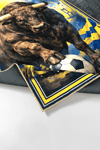 Alpina Home Lavin Sarı Lacivert Boğa ve Kanarya Figürlü Dokuma Taban Kilim Ev ve Çocuk Odası Kilimi