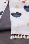 Alpina Home Lavin Yıkanabilir Punch Kırlent ile Uyumlu Salon Mutfak Balkon Dokuma Tabanlı Kilim
