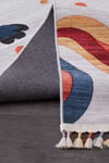 Alpina Home Lavin Yuvarlak Renkli Püsküllü Dokuma Kilim Punch Kırlent ile Uyumlu