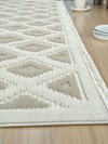 Alpina Home Loopy Yumuşak Doku Bej Salon Oturma Odası Mutfak Çocuk Odası Halısı