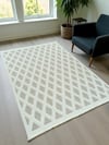 Alpina Home Loopy Yumuşak Doku Bej Salon Oturma Odası Mutfak Çocuk Odası Halısı