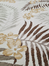 Alpina Home Miror Krem Kahverengi Doğa Desenli Doğal Görünümlü Yıkanabilir Çift Taraflı Dokuma Kilim