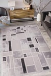 Alpina Home Nova Krem Gri Yumuşak Doku Salon Oturma Odası Mutfak Çocuk Odası Halısı