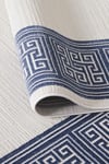 Alpina Home Nova Krem Mavi Yumuşak Doku Salon Oturma Odası Mutfak Çocuk Odası Halısı