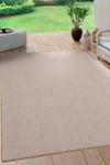 Alpina Home Stella Beyaz Jüt Hasır Model Tek Renk Dokuma Yıkanabilir Katlanabilir Toz Vermez Kilim