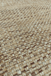 Alpina Home Stella Jüt Hasır Model Tek Renk Dokuma Yıkanabilir Katlanabilir Toz Vermez Kilim