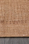 Alpina Home Stella Jut Hasır Model Tek Renk Dokuma Yıkanabilir Katlanabilir Toz Vermez Kilim