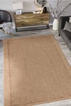 Alpina Home Stella Jut Hasır Model Tek Renk Dokuma Yıkanabilir Katlanabilir Toz Vermez Kilim