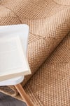 Alpina Home Stella Jut Hasır Model Tek Renk Dokuma Yıkanabilir Katlanabilir Toz Vermez Kilim