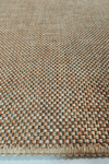 Alpina Home Stella Terra Jüt Hasır Model Tek Renk Dokuma Yıkanabilir Katlanabilir Toz Vermez Kilim