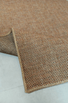 Alpina Home Stella Terra Jüt Hasır Model Tek Renk Dokuma Yıkanabilir Katlanabilir Toz Vermez Kilim