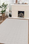 Alpina Home Suats Ekru Yumuşak Doku Salon Oturma Odası Mutfak Çocuk Odası Halısı
