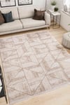Alpina Home Venüs Krem Bej Yumuşak Doku Salon Oturma Odası Mutfak Çocuk Odası Halısı
