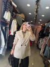  Süet Bej Blazer Ceket
