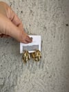 Çoklu Model Gold Renk Çelik Halka Küpe