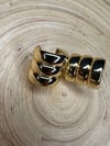 gold 3 lü birleşik küpe