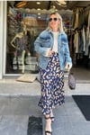 İşleme Detay Denim Mont