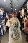 İşleme Detay Kimono Bej