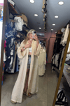 İşleme Detay Kimono Bej