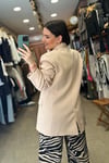 Marka Muadili Krem Blazer