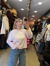 Pembe Yazılı Uzun Kollu Tişört