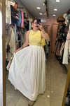 Pinterest Eteği - beyaz