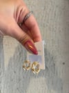 Pirinç Gold Zirkon Küpe