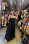 Poplin Kumaş Salaş Cepli Elbise