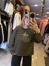 Yeşil Çizgili İki İplik Sweat