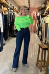 Zara İspanyol Paça jean - lacivert