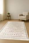 Modern Desenli Dijital Baskı Kaymaz Taban Halı H0271