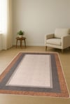 Modern Desenli Dijital Baskı Kaymaz Taban Halı H0270