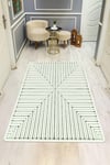 Modern Desenli Dijital Baskı Kaymaz Taban Halı H1089