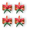 8x8 cm 4 Parça Peçete Halka Takımı-12408