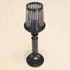 CD-SİYAH KRİSTAL ŞAMDAN ORTA BOY 30 CM