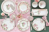 EASY LIFE Chant Des Roses Porselen Pasta Tabağı 19 cm