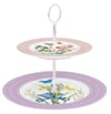 EASY LIFE Royal Blossom 2 Katlı Porselen Sunumluk 14,5 cm / 18 cm
