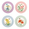 EASY LIFE Royal Blossom 4'lü Porselen Pasta Tabağı 19 cm