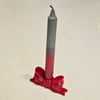 Kırmızı Fiyonk Şamdan 5x3 cm