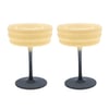 WD LIFESTYLE Monterey 2'li Cam Kokteyl Kadeh Seti Bej-Mavi 280 ml
