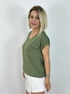 001 V YAKA BASİC TSHİRT