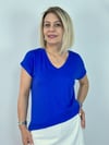 001 V YAKA BASİC TSHİRT