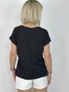 001 V YAKA BASİC TSHİRT