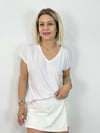001 V YAKA BASİC TSHİRT