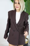 0028 ZR ÇİFT DÜĞME, RAHAT KALIP BLAZER CEKET