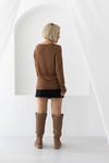 0068 SOS DİKİŞ, V YAKA MERSERİZE BLUZ