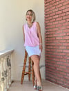 0068 V YAKA, ÖN PİLELİ BLUZ